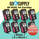 Compatible HP Black 902XL 902 XL Ink Cartridge Used for HP OfficeJet 6954 6958 6962, OfficeJet Pro 6968 6975 6978 Printers