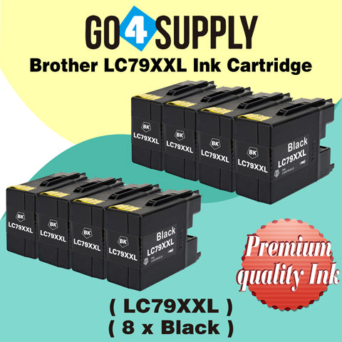 Compatible Brother Black LC79XXL LC-79 XXL Ink Cartridge Used for Brother MFC-J6510DW, MFC-J6710DW, MFC-J6910DW, MFC-J5910CDW, MFC-J6710CDW, MFC-J6910CDW, MFC-J5910DW Printers