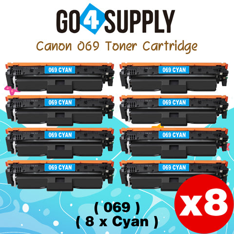 Compatible Canon 069 Cyan Toner Cartridge Used for Canon Color imageCLASS MF753Cdw MF751Cdw LBP674Cdw Printers