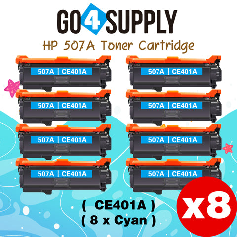Compatible HP Cyan 507A CE401A CE400A Toner Cartridge to work for HP Laserjet Enterprise M551 M551n M551dn M551xh M570dn M570dw M575f Printers