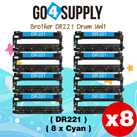 Compatible Brother DR221 DR-221 DR221CL Cyan Drum Unit Used for Brother HL-3140cw, HL-3170cdw, HL-3180CDW, MFC-9130cw, MFC-9330cdw, MFC-9340cdw, DCP-9020CDN Printer