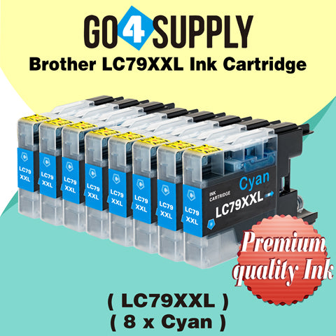 Compatible Brother Cyan LC79XXL LC-79 XXL Ink Cartridge Used for Brother MFC-J6510DW, MFC-J6710DW, MFC-J6910DW, MFC-J5910CDW, MFC-J6710CDW, MFC-J6910CDW, MFC-J5910DW Printers