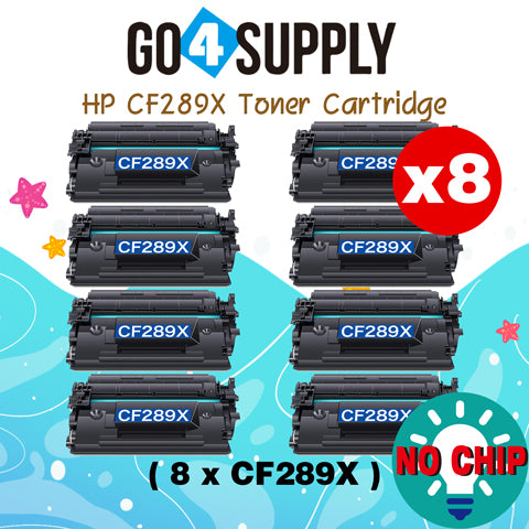 Compatible HP 89X CF289X 89A (NO CHIP, 10,000 pages) Toner Cartridge use for HP LaserJet Enterprise Flow MFP M528c, M528z; HP LaserJet Enterprise M507dn, M507dng, M507n, M507x; HP LaserJet Enterprise MFP M528dn, MFP M528f Printers