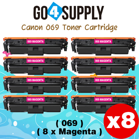 Compatible Canon 069 Magenta Toner Cartridge Used for Canon Color imageCLASS MF753Cdw MF751Cdw LBP674Cdw Printers