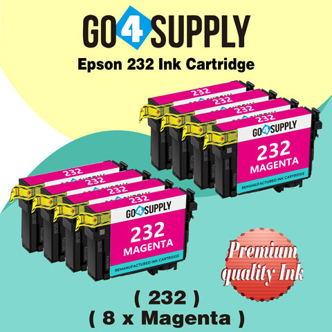 Compatible Epson 232 XL 232XL 232 Magenta Ink Cartridge Replacement for Epson Expression Home XP-4200 XP-4205 Workforce WF-2930 WF-2950 Printer