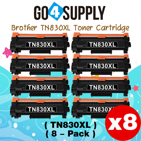 Compatible Brother TN830XL Black High Yield Toner Cartridge for HL-L2460DW, MFC-L2820DW, HL-L2480DW, DCP-L2640DW, MFC-L2900DW