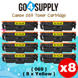 Compatible Canon 069 (Yellow) 069H Toner Cartridge Used with Canon Color imageCLASS MF751Cdw MF753Cdw LBP674Cdw Printers