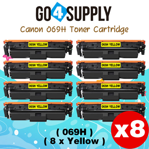 Compatible Canon 069H 069 Yellow Toner Cartridge Used for Canon imageCLASS MF753Cdw MF751Cdw LBP673cdw LBP674Cdw Series Printers