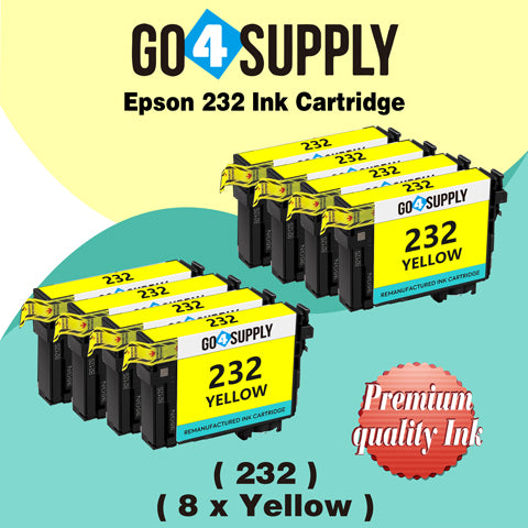 Compatible Epson 232 XL 232XL 232 Yellow Ink Cartridge Replacement for Epson Expression Home XP-4200 XP-4205 Workforce WF-2930 WF-2950 Printer