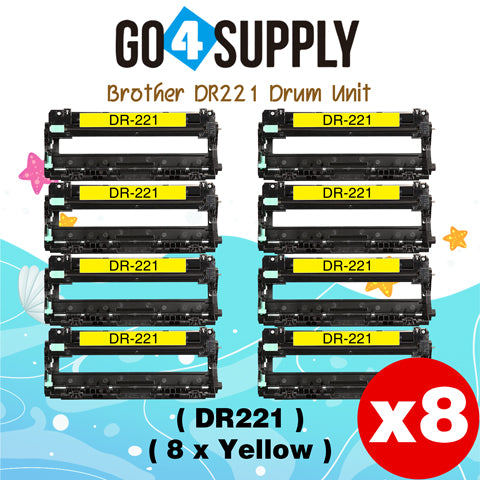 Compatible Brother DR221 DR-221 DR221CL Yellow Drum Unit Used for Brother HL-3140cw, HL-3170cdw, HL-3180CDW, MFC-9130cw, MFC-9330cdw, MFC-9340cdw, DCP-9020CDN Printer