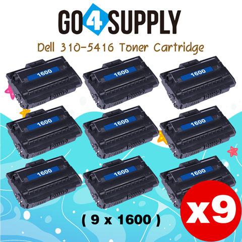 Compatible Dell 310-5416 310-5417 K4671 P4210 T5870 X5015 Multifunction 1600N Toner Cartridge Used for Dell 1600N Printers