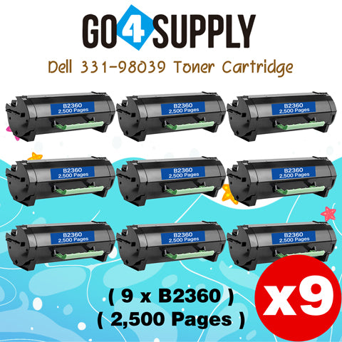 Compatible Dell 331-9803 RGCN6 2360DN Toner Cartridge Used for Dell B2360d, B2360dn, B3460dn, B3465dn, B3465dnf Printers