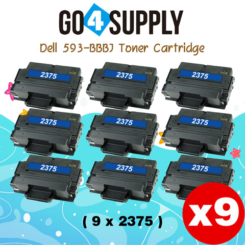 Compatible Dell 593-BBBJ 8PTH4 C7D6F B2375 Toner Cartridge Used for Dell B2375dnf B2375dfw B2375 2375dnf Printers