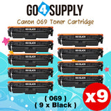 Compatible Canon 069 Black Toner Cartridge Used for Canon Color imageCLASS MF753Cdw MF751Cdw LBP674Cdw Printers