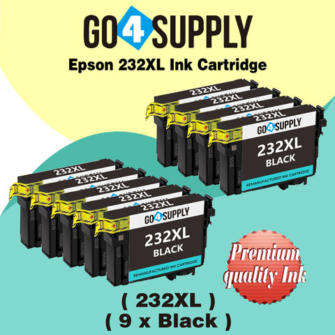 Compatible Epson 232 XL 232XL 232 Black Ink Cartridge Replacement for Epson Expression Home XP-4200 XP-4205 Workforce WF-2930 WF-2950 Printer