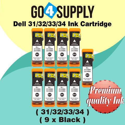 Compatible Dell Standard Capacity Black Ink Cartridge (Series 31) for Dell V525w V725w All-in-One Wireless Inkjet Printers