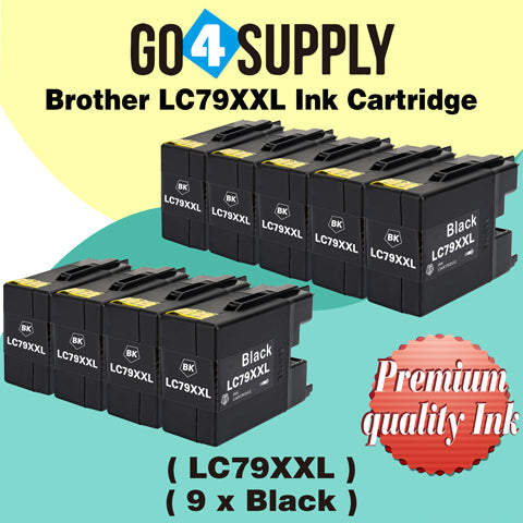 Compatible Brother Black LC79XXL LC-79 XXL Ink Cartridge Used for Brother MFC-J6510DW, MFC-J6710DW, MFC-J6910DW, MFC-J5910CDW, MFC-J6710CDW, MFC-J6910CDW, MFC-J5910DW Printers