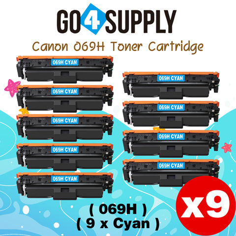 Compatible Canon 069H 069 Cyan Toner Cartridge Used for Canon imageCLASS MF753Cdw MF751Cdw LBP673cdw LBP674Cdw Series Printers