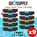 Compatible Canon 069H 069 Cyan Toner Cartridge Used for Canon imageCLASS MF753Cdw MF751Cdw LBP673cdw LBP674Cdw Series Printers