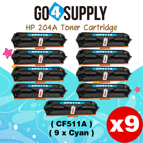 Compatible HP 204A CF511A Cyan Toner Cartridge to use for HP Color LaserJet Pro M154a, M154nw; HP Color LaserJet Pro MFP M180fw, M180n, M180nw, M181fw Printers