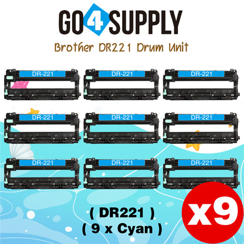 Compatible Brother DR221 DR-221 DR221CL Cyan Drum Unit Used for Brother HL-3140cw, HL-3170cdw, HL-3180CDW, MFC-9130cw, MFC-9330cdw, MFC-9340cdw, DCP-9020CDN Printer