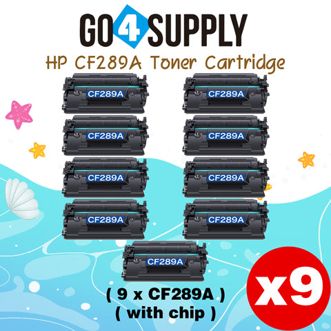 Compatible HP 89A CF289A (WITH NEW CHIP) Toner Cartridge use for HP LaserJet Enterprise Flow MFP M528c, M528z; HP LaserJet Enterprise M507dn, M507dng, M507n, M507x; HP LaserJet Enterprise MFP M528dn, MFP M528f Printers