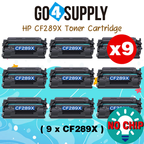 Compatible HP 89X CF289X 89A (NO CHIP, 10,000 pages) Toner Cartridge use for HP LaserJet Enterprise Flow MFP M528c, M528z; HP LaserJet Enterprise M507dn, M507dng, M507n, M507x; HP LaserJet Enterprise MFP M528dn, MFP M528f Printers