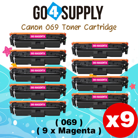 Compatible Canon 069 Magenta Toner Cartridge Used for Canon Color imageCLASS MF753Cdw MF751Cdw LBP674Cdw Printers