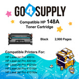 Compatible HP 148A W1480A (WITH CHIP) Toner Cartridge Used for HP LaserJet Pro 4001n/4001dn/4001dw/4101fdn/4101fdw Printers