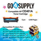 Compatible HP Cyan 507A CE401A CE400A Toner Cartridge to work for HP Laserjet Enterprise M551 M551n M551dn M551xh M570dn M570dw M575f Printers