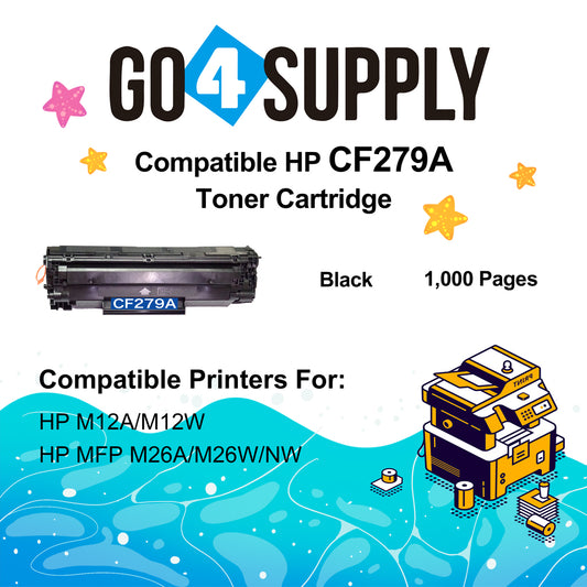 Compatible HP 79A CF279A 279A Toner Cartridge use for HP LaserJet Pro M12 Series, HP LaserJet Pro MFP M26 Series Printers
