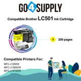 Brother LC501 Compatible Ink Cartridge - 1xY-LC501 | MFC-J1260DW, MFC-J1360DW, MFC-J1410DW, DCP-J100, DCP-J105, MFC-J200
