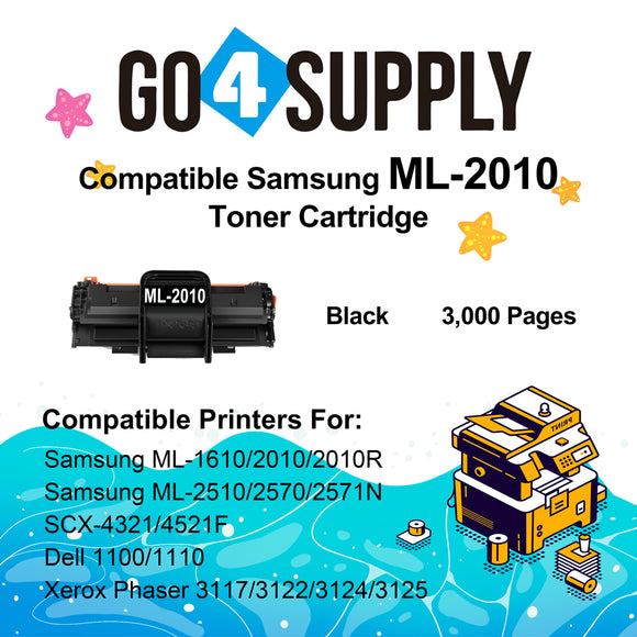 Compatible Samsung ML2010 ML-2010D3 ML-2010 Toner Cartridge Used for Samsung ML1610 ML2010 ML2510 ML2570 ML2571N SCX4321 SCX4521F SCX4521FG SCX-4521FH Printers