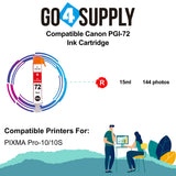 Compatible Canon PGI 72 PGI72 PGI-72 (Red) Ink Cartridge use with PIXMA Pro-10 Pro 10 Pro10S PRO-10S Pro 10 Printers
