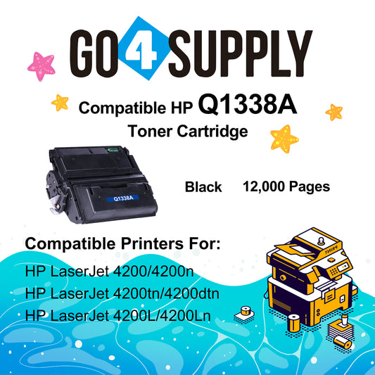 Compatible HP 38A Q1338A 42A Q5942A Toner Cartridge Used for HP4200 4200dtn 4200dtns 4200dtnsl 4200n 4200tn Printers