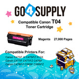 Compatible Canon T04 Magenta Toner Cartridge Used for Canon C475iF III C475iFZ III DX C477iF C477iFZ C478iF C478iFZ C568iF C568iFZ Printers