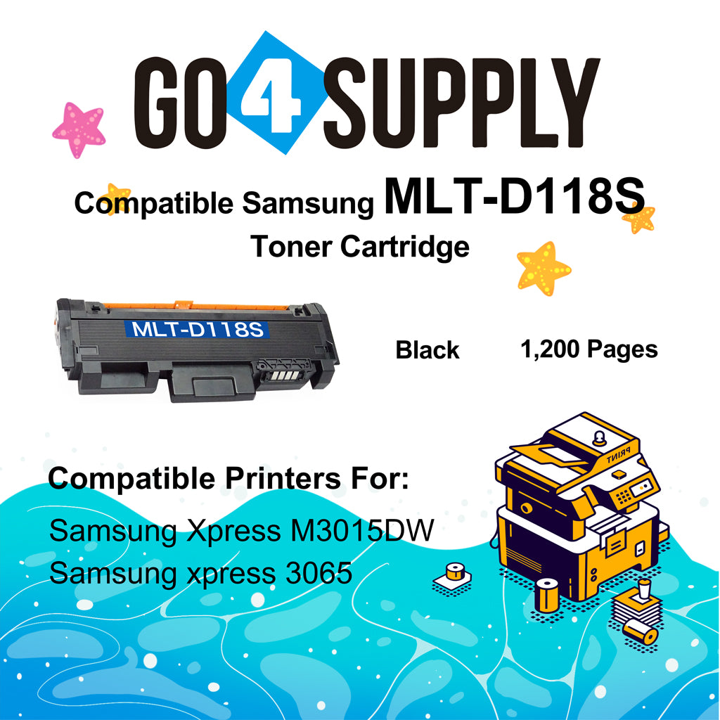 Compatible Samsung MLT-D118S MLT-D118 D118S Toner Cartridge use for Samsung Xpress M3015DW M0365FW Printers