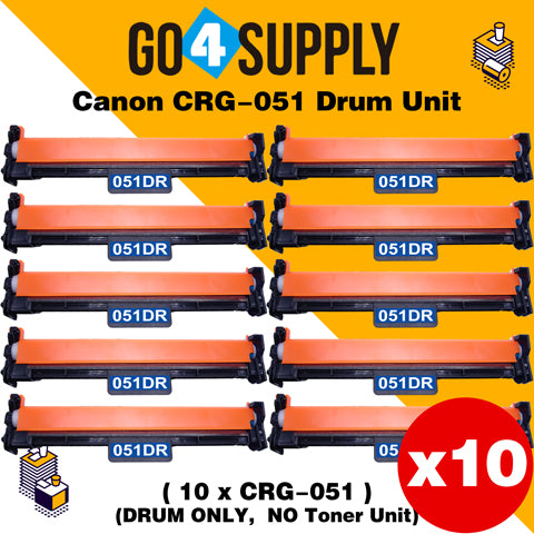 Compatible (DRUM ONLY) Canon CRG051 CRG-051 Cartridge 051 Black (2170C001) Drum Unit Used for Canon ImageCLASS LBP162dw MF264dw MF267dw MF269dw Printer