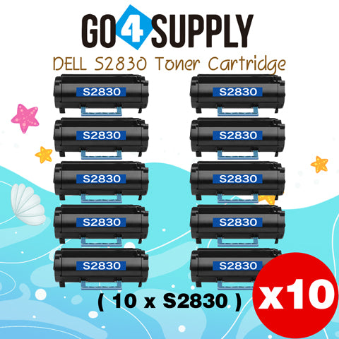 Compatible (3,000 Yield) Dell 2830 593-BBYO Toner Cartridge Replacement for S2830dn Printer