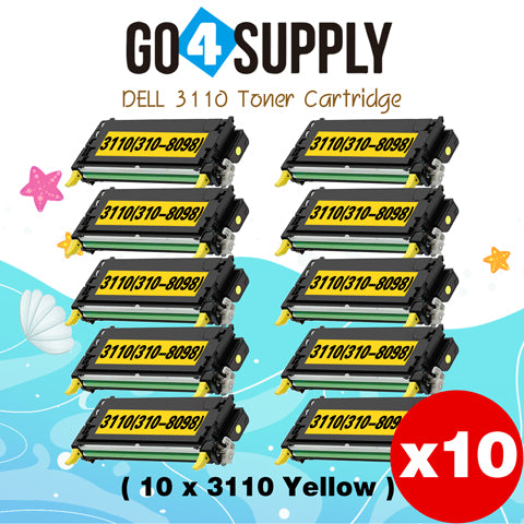 Compatible Dell 3110CN 3115CN 3110 3115 310-8098 Yellow Toner Cartridge Used for DELL 3115 3115cn 3110cn Printers