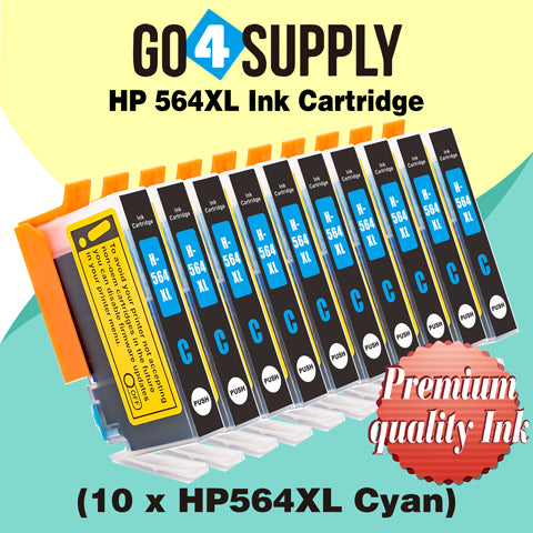 Compatible Cyan HP 564xl Ink Cartridge Used for Photosmart premium C309a/C309g/C309n/C310a/C310b/C310c/C410a/C410b/C410d; Photosmart eStation C510a/Deskjet 3070A/3520/3521/3522/3526 Printer