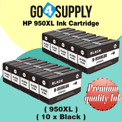 Compatible Black HP 950xl Ink Cartridge Used for HP Officejet Pro 251dw/276dw/8100/8600/8610/8620/8630/8640/8650/8660/8615/8616/8625 Printer