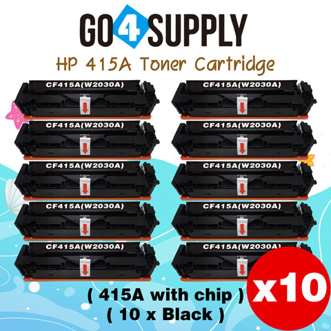 Compatible HP Black W2030A CF415A (WITH CHIP) Toner Cartridge Used for Color LaserJet Pro M454dn/M454dw; MFP M479dw/M479fdn/M479fdw/M454nw; Enterprise M455dn/MFP M480f; Color LaserJet Managed E45028