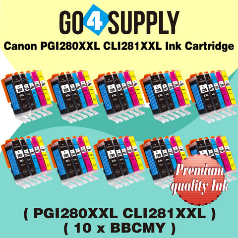Compatible NO Photo Blue Set Canon PGI280 PGI280XXL PGI-280XXL CLI281 CLI281XXL CLI-281XXL Ink Cartridge PGI280XL PGI-280XL CLI281XL CLI-281XL Used for PIXMA TS702/TR7520/TR8520/TR8620/TS6120/TS6220/TS6320/TS8120/TS8220/TS8320/TS9120/TS9520/TS9521C