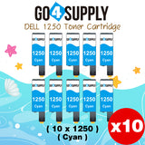 Compatible Cyan Dell 1250/C5GC3 Toner Cartridge Replacement for Dell 331-0777 Used for 1250c 1350cnw 1355cn 1355cnw C1760nw C1765nf Printer