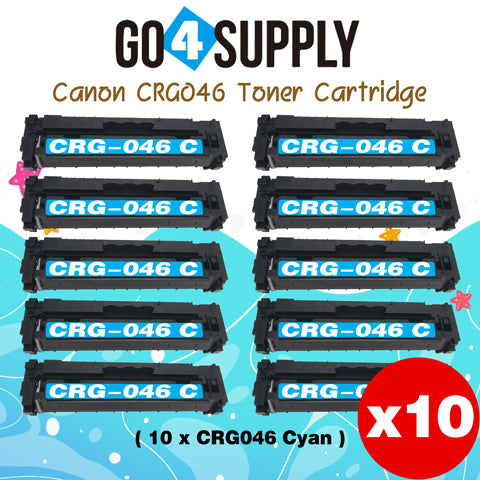 Compatible (Standard-Yield) Cyan CANON CRG046 CRG-046 Toner Cartridge Used for Color imageCLASS LBP654Cdw/MF735Cdw/MF731Cdw/MF733Cdw; Color i-SENSYS LBP654Cx/653Cdw/MF732Cdw/734Cdw/735Cx; Satera MF731Cdw/LBP654C/LBP652C/LBP651C/MF735Cdw/MF733Cdw
