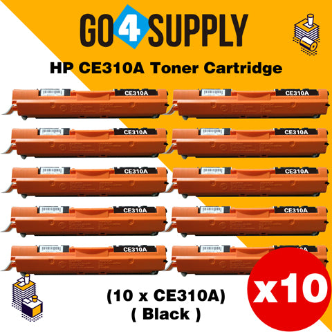 Compatible Black HP 310 CE310A 310A Toner Cartridge Used for HP  Laserjet Pro CP1020/ 1021/ 1022/ 1023/ 1025; CP 1026/ 1027/ 1028nw; 100 M175a/b/c/nw/p/q/R; 200 color MFP M275nw/s/t/u Printer
