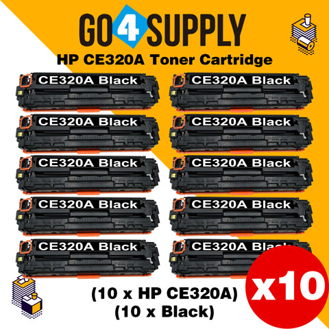 Compatible HP Black CE320A Toner Cartridge Used for HP LaserJet CP1521/1522/1523/1525n; Pro CP1525/1526/1527/1528nw; Pro CM1411/1412/1413/1415fn; Pro CM1415/1416/1417/1418fnw Printer