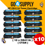 Compatible Cyan HP 411 CE411A 411A Toner Cartridge Used for HP Laserjet Enterprise 300 color M351/ MFP M375nw; 400 color M451nw/M451dn/M451dw/ MFP M475dn/M475dw Printer