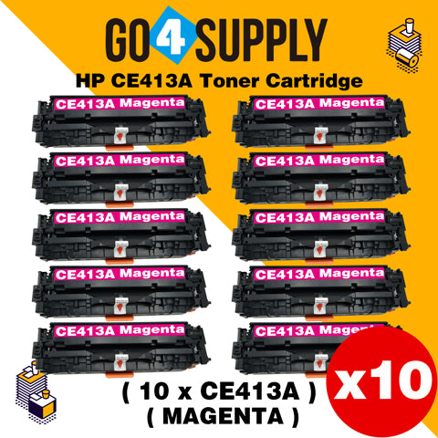 Compatible Magenta HP 413 CE413A 413A Toner Cartridge Used for HP Laserjet Enterprise 300 color M351/ MFP M375nw; 400 color M451nw/M451dn/M451dw/ MFP M475dn/M475dw Printer
